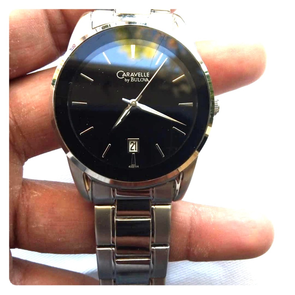 CARAVELLE BY BULOVA MEN'S WATCH STAINLESS STEEL